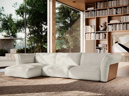 Divano con penisola Cocoon di Felis