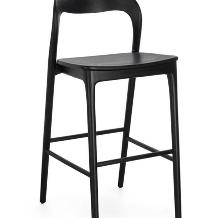 Sgabello Miley in teak di Bizzotto