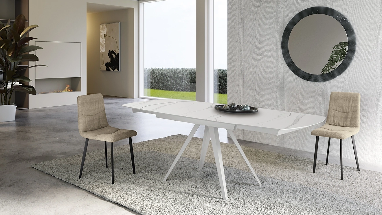 Tavolo allungabile Kyoto 140 di Stones