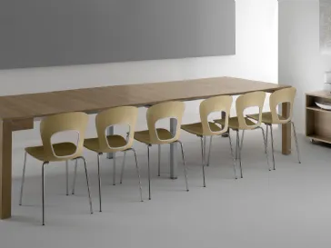 Tavolo allungabile in legno e laminato Magic di Eurosedia