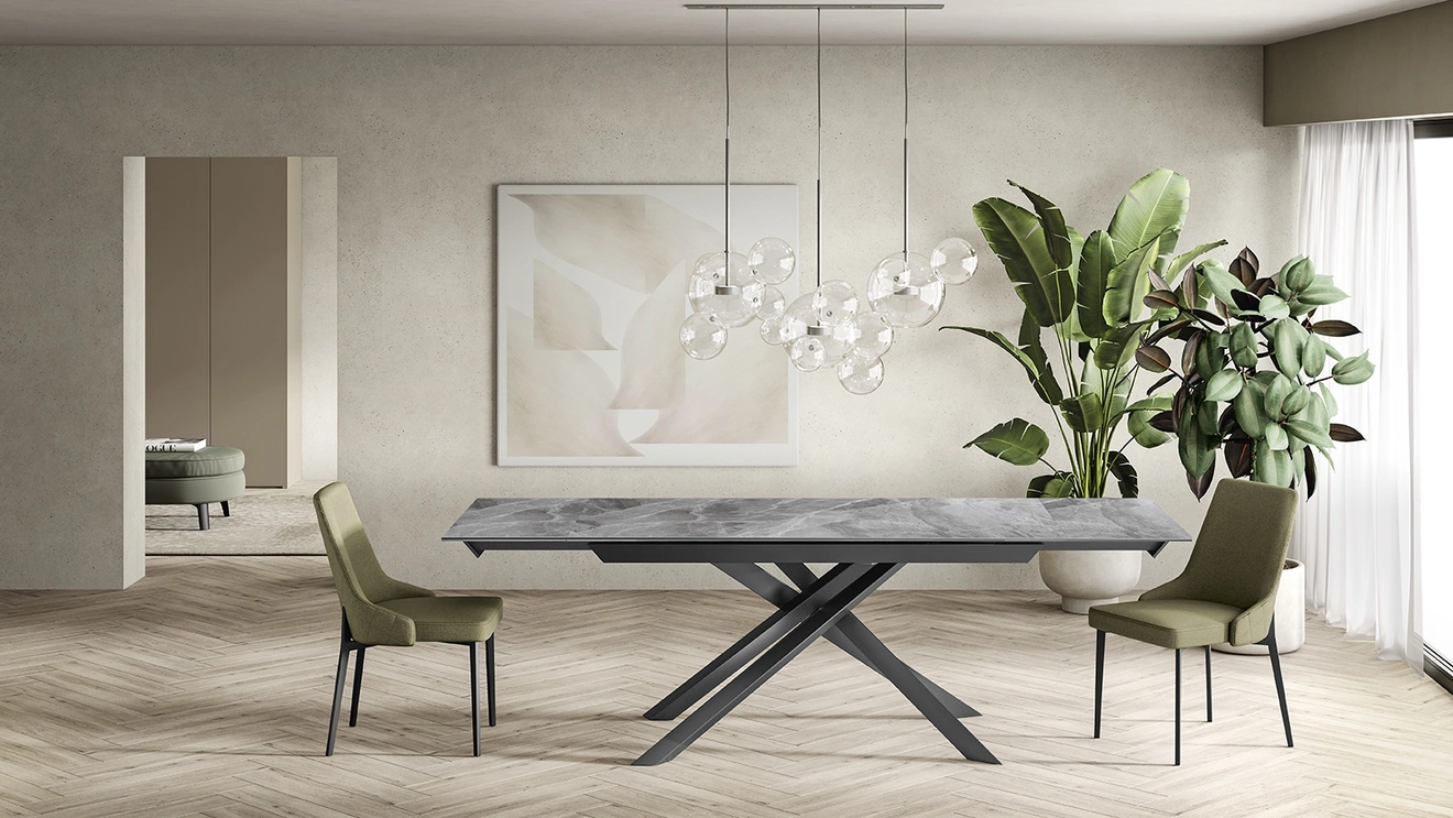 Tavolo allungabile Cross di Stones