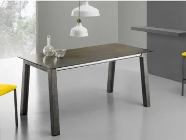 Tavolo allungabile in metallo e laminato Super di Eurosedia