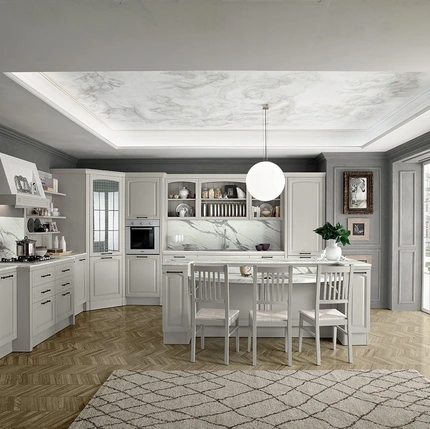 Cucina Classica con isola Mida 01 di Colombini Kitchen