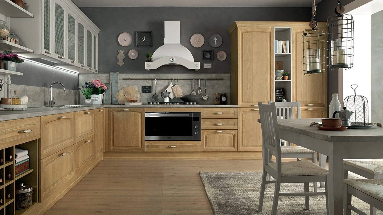 Cucina Classica angolare Mida 07 di Colombini Kitchen