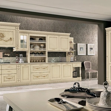 Cucina Classica ad angolo Opera 05 di Colombini Kitchen