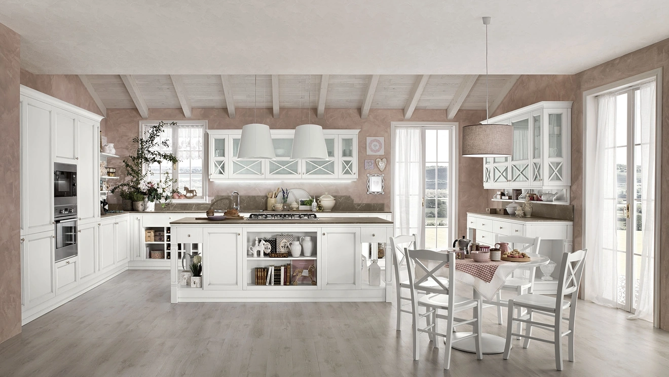 Cucina Classica con isola Sinfonia 04 di Colombini Kitchen