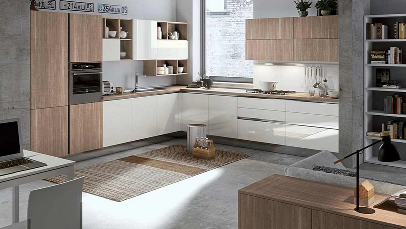 Cucina Moderna angolare Ginevra 07 di Ciao Cucine