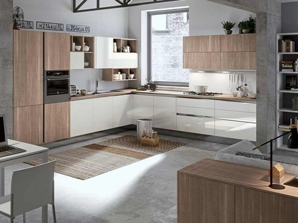Cucina Moderna angolare Ginevra 07 di Ciao Cucine