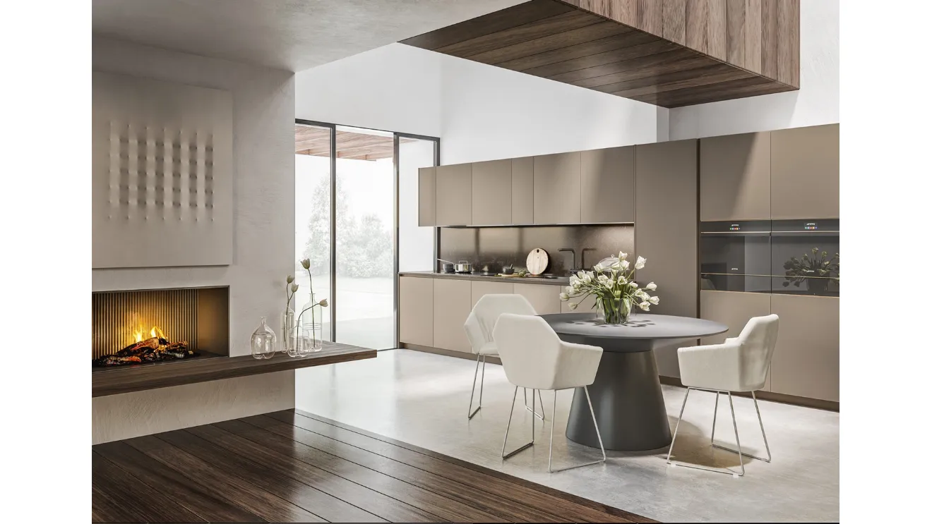 Cucina Moderna lineare Infinity 07 di Gicinque