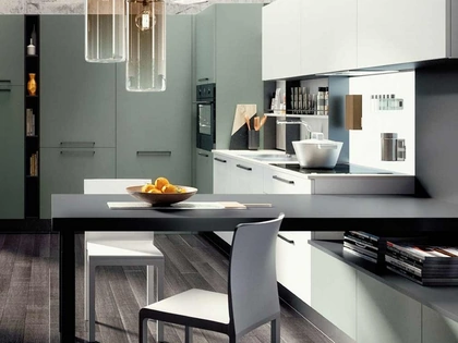 Cucina Moderna ad angolo Ginevra 04 di Ciao Cucine