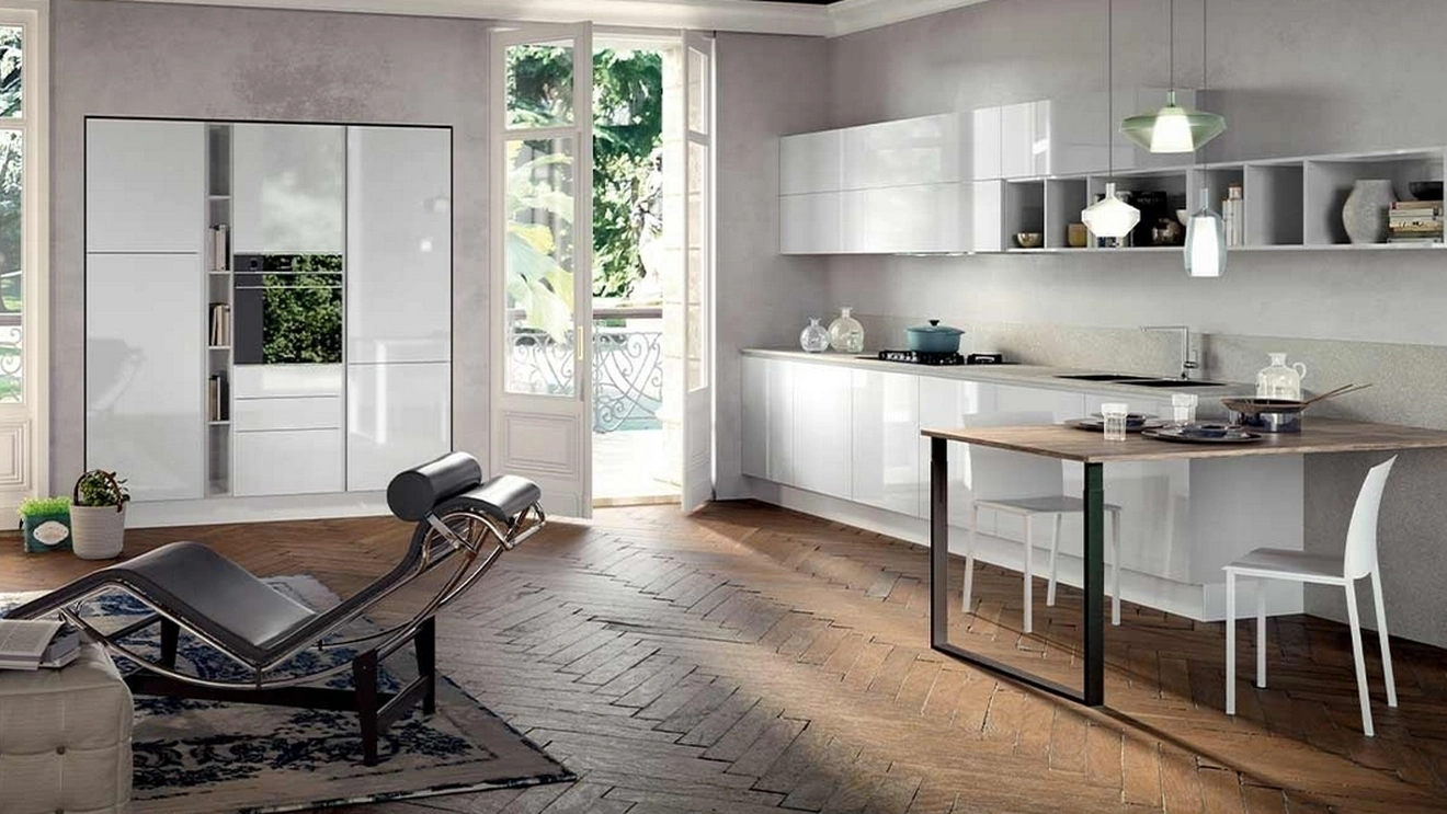 Cucina Moderna ad angolo Ginevra 06 di Ciao Cucine
