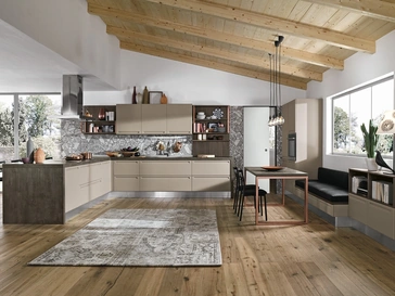 Cucina Moderna con penisola Isla 04 di Colombini Kitchen