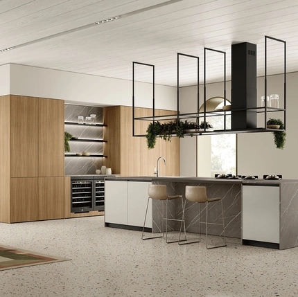 Cucina Moderna con isola Linea 09 di Colombini Kitchen