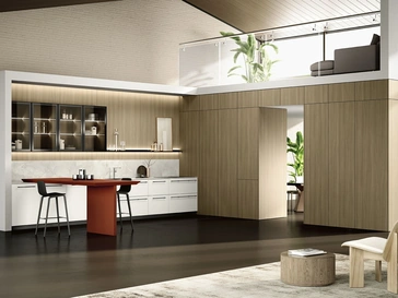 Cucina Moderna con penisola Lungomare 08 di Colombini Kitchen