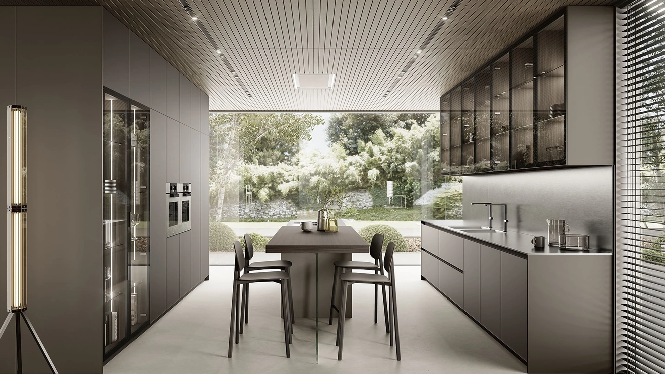 Cucina Moderna con isola Luxea 02 di Colombini Kitchen