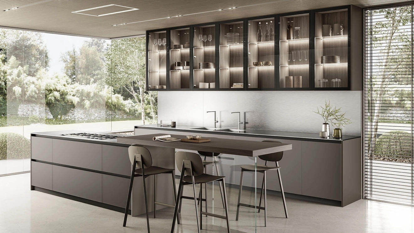 Cucina Moderna con isola Luxea 02 di Colombini Kitchen