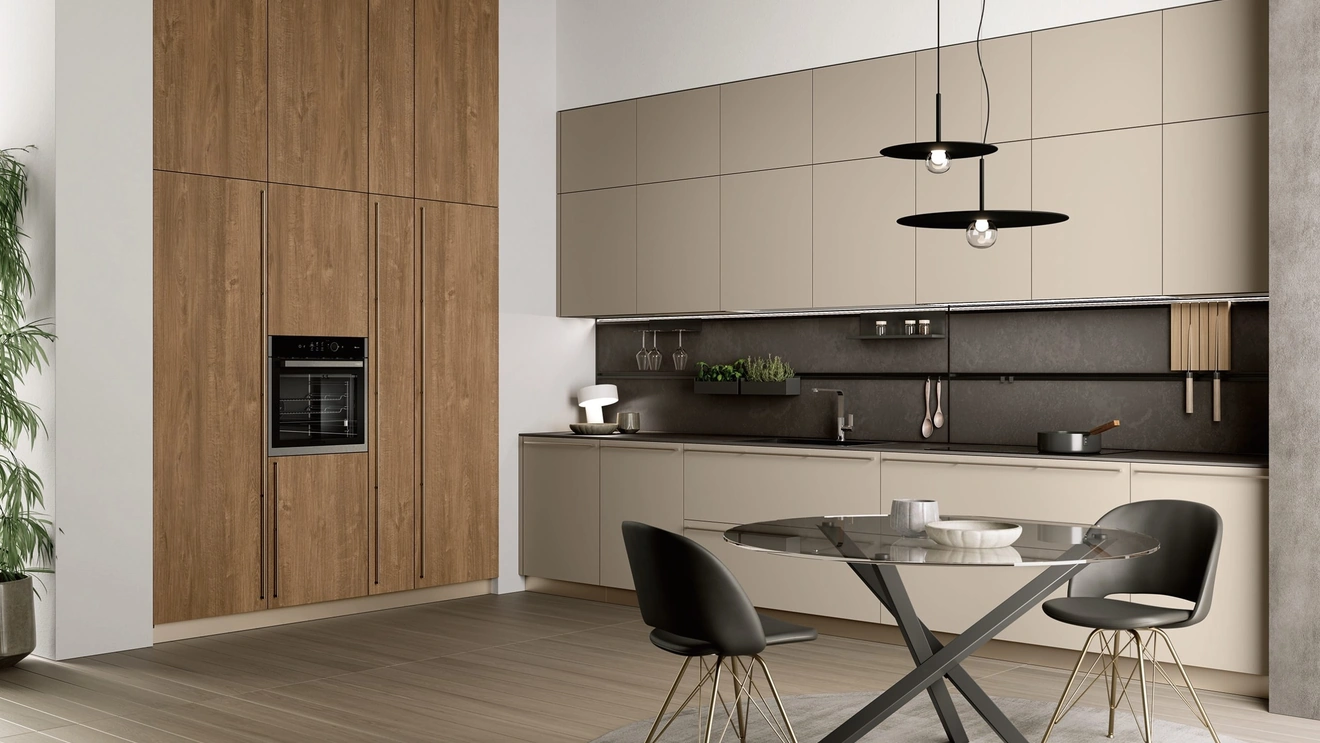 Cucina Moderna ad angolo Quadra 07 di Colombini Kitchen