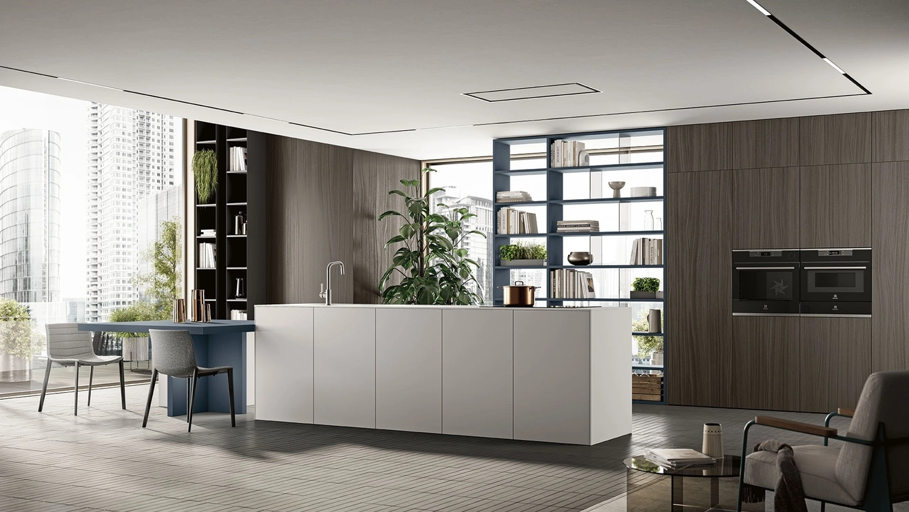 Cucina Moderna con penisola Segno 02 di Colombini Kitchen
