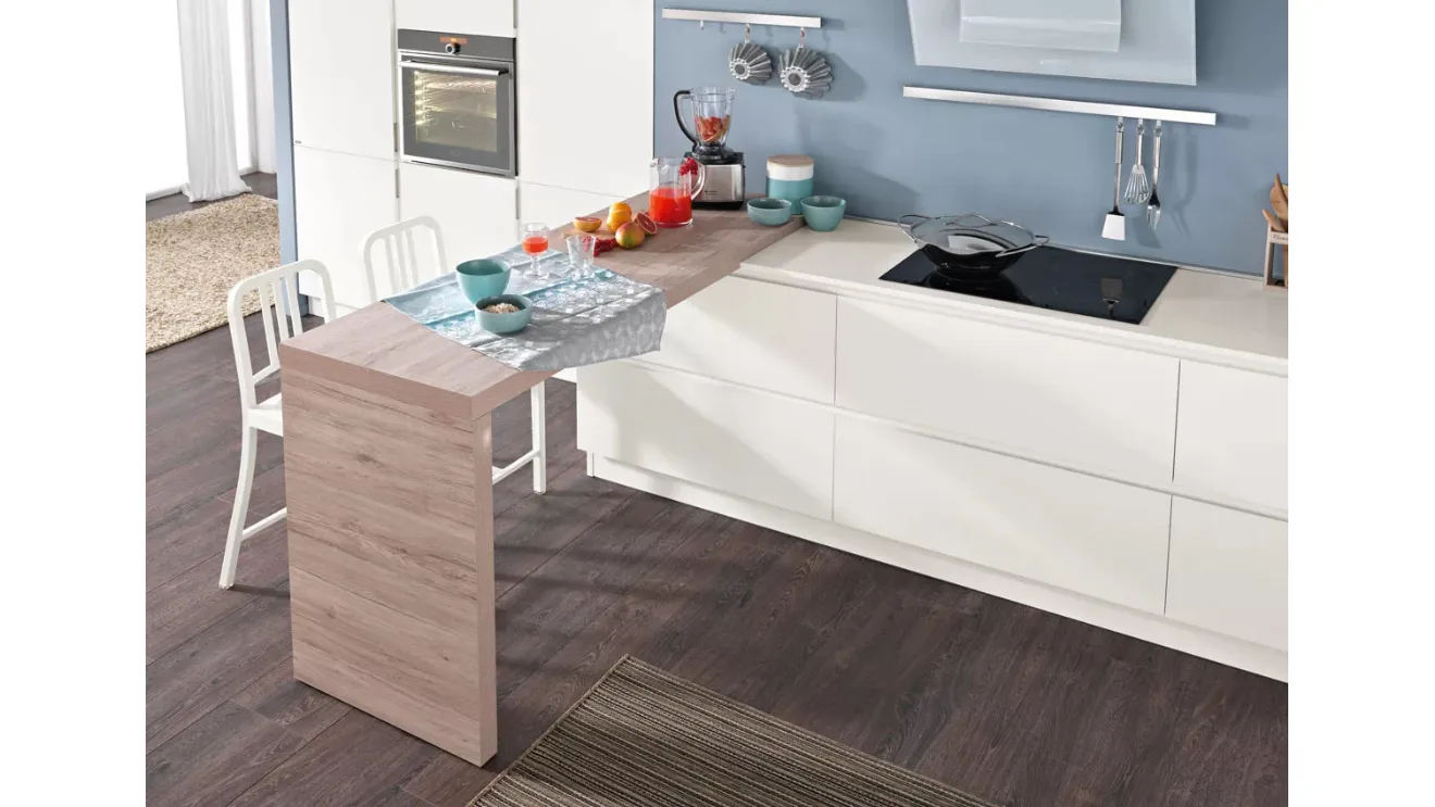 Cucina Moderna con penisola Tokyo 44 di Spar