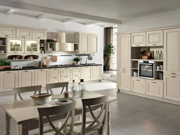 Cucina lineare Shabby Chic Borgo 04 di Spar