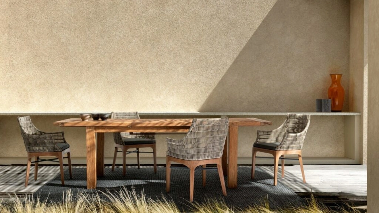 Tavolo in Teak riciclato Bounty di Bizzotto