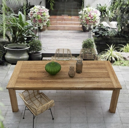 Tavolo in Teak riciclato Bounty di Bizzotto