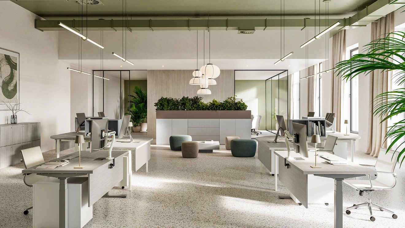 Scrivania Operativa OF114 di Giessegi